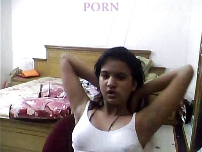Hot desi girlfriend skype with bf