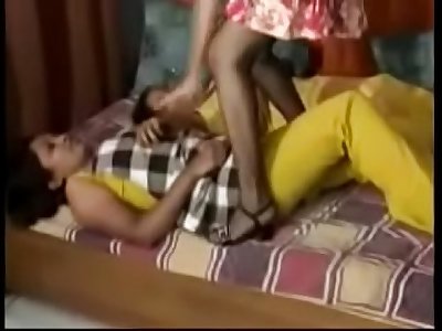 Naughty Desi Indian Damsel Enjoying A Song In Lesbian Porn