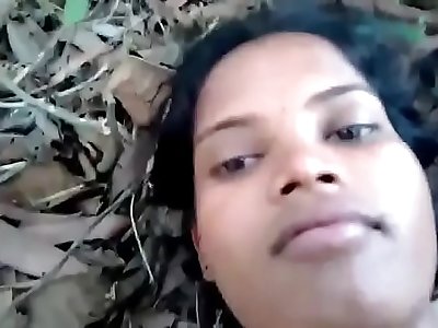 Desi Girlfriend Fucking In Outdoor